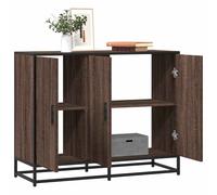 Berkfield Home Sideboard Brown Oak 94x35x76 cm Engineered Wood | Size: 94 x 35 x 76 cm Berkfield Home Brown 94 x 35 x 76 cm