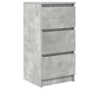 Berkfield Home Sideboard Concrete Grey 37.5x35x76 cm Engineered Wood Berkfield Home Grey 37.5x35x76 cm
