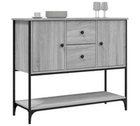 Berkfield Home Sideboard Grey Sonoma 100x36x85 cm Engineered Wood | Size: 100 x 36 x 85 cm Berkfield Home Grey 100 x 36 x 85 cm