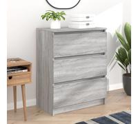 Berkfield Home Sideboard Grey Sonoma 60x35x76 cm Engineered Wood | Size: 60 x 35 x 76 cm Berkfield Home Grey 60 x 35 x 76 cm