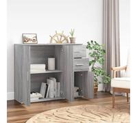 Berkfield Home Sideboard Grey Sonoma 91x29.5x75 cm Engineered Wood Berkfield Home Grey 91x29.5x75 cm