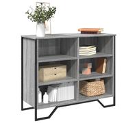 Berkfield Home Sideboard Grey Sonoma 91x35.5x74.5 cm Engineered Wood Berkfield Home Grey 91x35.5x74.5 cm