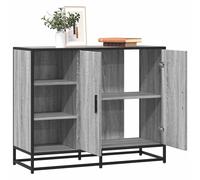 Berkfield Home Sideboard Grey Sonoma 92x35x76 cm Engineered Wood | Size: 92 x 35 x 76 cm Berkfield Home Grey 92 x 35 x 76 cm