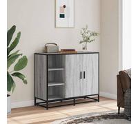 Berkfield Home Sideboard Grey Sonoma 92x35x76 cm Engineered Wood | Size: 92 x 35 x 76 cm Berkfield Home Grey 92 x 35 x 76 cm