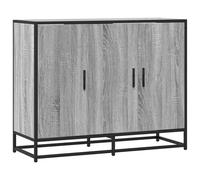 Berkfield Home Sideboard Grey Sonoma 94x35x76 cm Engineered Wood | Size: 94 x 35 x 76 cm Berkfield Home Grey 94 x 35 x 76 cm