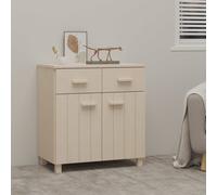 Berkfield Home Sideboard HAMAR Honey Brown 79x40x80 cm Solid Wood Pine | Size: 79 x 40 x 80 cm Berkfield Home Brown 79 x 40 x 80 cm