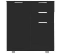 Berkfield Home Sideboard High Gloss Black 71x35x76 cm Engineered Wood | Size: 71 x 35 x 76 cm Berkfield Home Black 71 x 35 x 76 cm