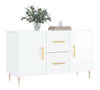 Berkfield Home Sideboard High Gloss White 100x36x60 cm Engineered Wood | Size: 100 x 36 x 60 cm Berkfield Home White 100 x 36 x 60 cm
