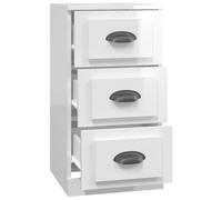 Berkfield Home Sideboard High Gloss White 36x35.5x67.5 cm Engineered Wood Berkfield Home White 36x35.5x67.5 cm