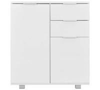 Berkfield Home Sideboard High Gloss White 71x35x76 cm Engineered Wood | Size: 71 x 35 x 76 cm Berkfield Home White 71 x 35 x 76 cm