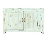 Berkfield Home Sideboard Light Blue 110x35x70 cm Solid Mango Wood | Size: 110 x 35 x 70 cm Berkfield Home Light Blue 110 x 35 x 70 cm