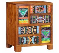 Berkfield Home Sideboard Multicolour 50x35x60 Solid Wood Acacia Berkfield Home Multicolor