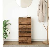 Berkfield Home Sideboard Old Wood 37.5x35x76 cm Engineered Wood in Brown Berkfield Home Brown 37.5x35x76 cm