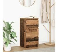 Berkfield Home Sideboard Old Wood 37.5x35x76 cm Engineered Wood in Brown Berkfield Home Brown 37.5x35x76 cm
