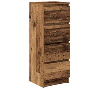 Berkfield Home Sideboard Old Wood 37.5x35x99 cm Engineered Wood in Brown Berkfield Home Brown 37.5x35x99 cm