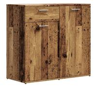 Berkfield Home Sideboard Old Wood 80x36x75 cm Engineered Wood in Brown | Size: 80 x 36 x 75 cm Berkfield Home Brown 80 x 36 x 75 cm