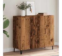 Berkfield Home Sideboard Old Wood 90x34x80 cm Engineered Wood in Brown | Size: 90 x 34 x 80 cm Berkfield Home Brown 90 x 34 x 80 cm