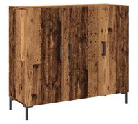 Berkfield Home Sideboard Old Wood 90x34x80 cm Engineered Wood in Brown | Size: 90 x 34 x 80 cm Berkfield Home Brown 90 x 34 x 80 cm