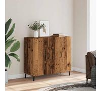 Berkfield Home Sideboard Old Wood 90x34x80 cm Engineered Wood in Brown | Size: 90 x 34 x 80 cm Berkfield Home Brown 90 x 34 x 80 cm