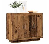 Berkfield Home Sideboard Old Wood 92x35x75 cm Engineered Wood in Brown | Size: 92 x 35 x 75 cm Berkfield Home Brown 92 x 35 x 75 cm