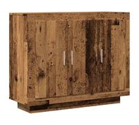 Berkfield Home Sideboard Old Wood 92x35x75 cm Engineered Wood in Brown | Size: 92 x 35 x 75 cm Berkfield Home Brown 92 x 35 x 75 cm