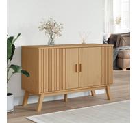 Berkfield Home Sideboard OLDEN Brown 114x43x73.5 cm Solid Wood Pine in Tan Berkfield Home Tan 114x43x73.5 cm