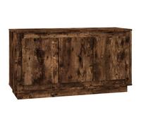 Berkfield Home Sideboard Smoked Oak 102x35x55 cm Engineered Wood in Brown | Size: 102 x 35 x 55 cm Berkfield Home Brown 102 x 35 x 55 cm