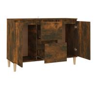 Berkfield Home Sideboard Smoked Oak 103.5x35x70 cm Engineered Wood in Brown Berkfield Home Brown 103.5x35x70 cm