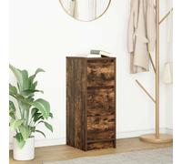 Berkfield Home Sideboard Smoked Oak 29.5x34x76 cm Engineered Wood in Brown Berkfield Home Brown 29.5x34x76 cm