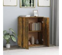 Berkfield Home Sideboard Smoked Oak 60x30x75 cm Engineered Wood in Brown | Size: 60 x 30 x 75 cm Berkfield Home Brown 60 x 30 x 75 cm