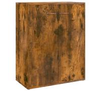 Berkfield Home Sideboard Smoked Oak 60x30x75 cm Engineered Wood in Brown | Size: 60 x 30 x 75 cm Berkfield Home Brown 60 x 30 x 75 cm
