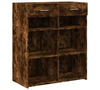Berkfield Home Sideboard Smoked Oak 80x42.5x93 cm Engineered Wood in Brown Berkfield Home Brown 80x42.5x93 cm