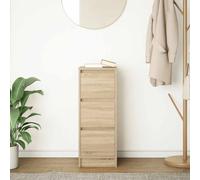 Berkfield Home Sideboard Sonoma Oak 29.5x34x76 cm Engineered Wood in Light Oak Berkfield Home Light Oak 29.5x34x76 cm