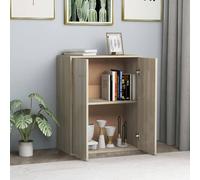 Berkfield Home Sideboard Sonoma Oak 60x30x75 cm Engineered Wood in Light Brown | Size: 60 x 30 x 75 cm Berkfield Home Light Brown 60 x 30 x 75 cm