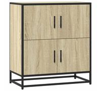 Berkfield Home Sideboard Sonoma Oak 68x35x76 cm Engineered Wood in Light Tan | Size: 68 x 35 x 76 cm Berkfield Home Light Tan 68 x 35 x 76 cm