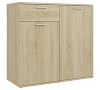 Berkfield Home Sideboard Sonoma Oak 80x36x75 cm Engineered Wood in Light Tan | Size: 80 x 36 x 75 cm Berkfield Home Light Tan 80 x 36 x 75 cm