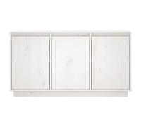 Berkfield Home Sideboard White 111x34x60 cm Solid Wood Pine | Size: 111 x 34 x 60 cm Berkfield Home White 111 x 34 x 60 cm