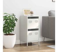 Berkfield Home Sideboard White 35x39x73.5 cm Cold-rolled Steel Berkfield Home White 35x39x73.5 cm