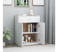 Berkfield Home Sideboard White 60x30x75 cm Engineered Wood | Size: 60 x 30 x 75 cm Berkfield Home White 60 x 30 x 75 cm