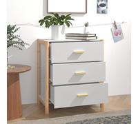 Berkfield Home Sideboard White 62x38x70 cm Engineered Wood | Size: 62 x 38 x 70 cm Berkfield Home White 62 x 38 x 70 cm