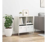 Berkfield Home Sideboard White 68x39x73.5 cm Cold-rolled Steel Berkfield Home White 68x39x73.5 cm