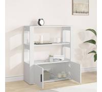 Berkfield Home Sideboard White 80x30x90 cm Engineered Wood | Size: 80 x 30 x 90 cm Berkfield Home White 80 x 30 x 90 cm