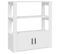 Berkfield Home Sideboard White 80x30x90 cm Engineered Wood | Size: 80 x 30 x 90 cm Berkfield Home White 80 x 30 x 90 cm