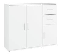 Berkfield Home Sideboard White 91x29.5x75 cm Engineered Wood Berkfield Home White 91x29.5x75 cm