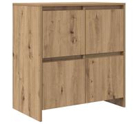 Berkfield Home Sideboard with Door Artisan oak 70 x 41 x 75 cm Engineered wood in Brown Berkfield Home Brown 70 x 41 x 75 cm