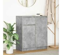 Berkfield Home Sideboard with Drawer Concrete Grey 71x35x84 cm Engineered Wood | Size: 71 x 35 x 84 cm Berkfield Home Grey 71 x 35 x 84 cm