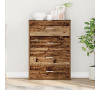 Berkfield Home Sideboard with Drawer Old wood 60 x 31 x 84 cm Particle board in Brown Berkfield Home Brown 60 x 31 x 84 cm