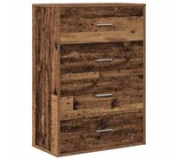 Berkfield Home Sideboard with Drawer Old wood 60 x 31 x 84 cm Particle board in Brown Berkfield Home Brown 60 x 31 x 84 cm