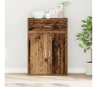 Berkfield Home Sideboard with Drawer with Shelf with Storage with Door Old wood Engineered wood in Brown Berkfield Home Brown