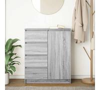Berkfield Home Sideboard with Drawers Grey Sonoma 71x35x84 cm Engineered Wood | Size: 71 x 35 x 84 cm Berkfield Home Grey 71 x 35 x 84 cm